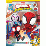 SPIDEY and his AMAZING FRIENDS สมุดภาพระบายสีและสติ๊กเกอร์ GO-WEBS,-GO!